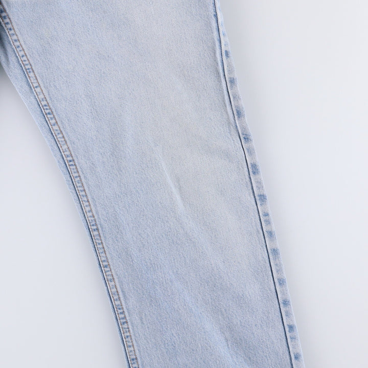 90'S Levi's 505 REGULAR FIT STRAIGHT LEG tapered denim pants for men, size W34, vintage cotton blue type Vintage Second Hand