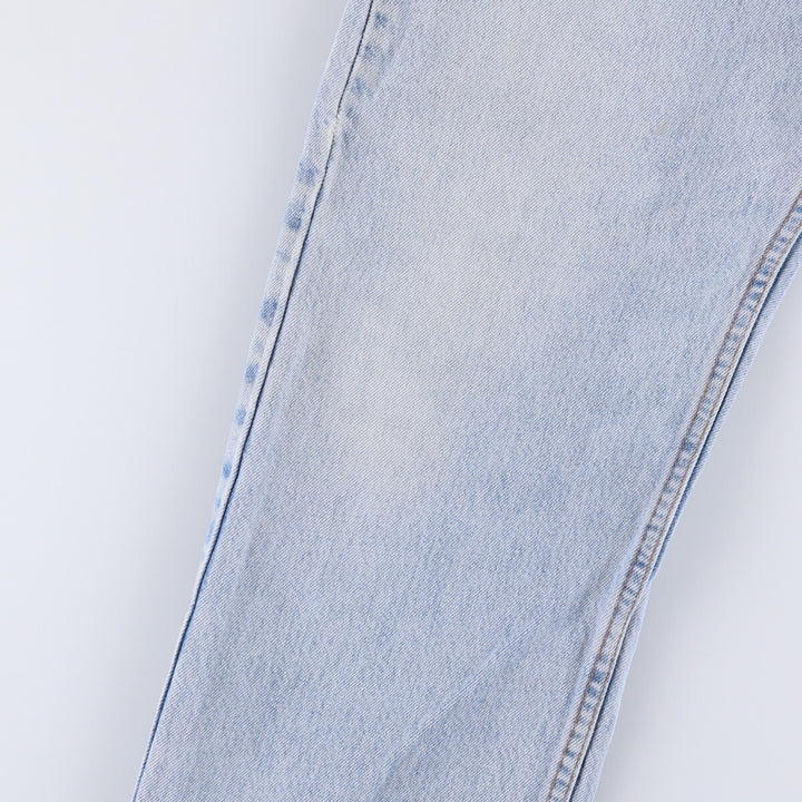90'S Levi's 505 REGULAR FIT STRAIGHT LEG tapered denim pants for men, size W34, vintage cotton blue type Vintage Second Hand