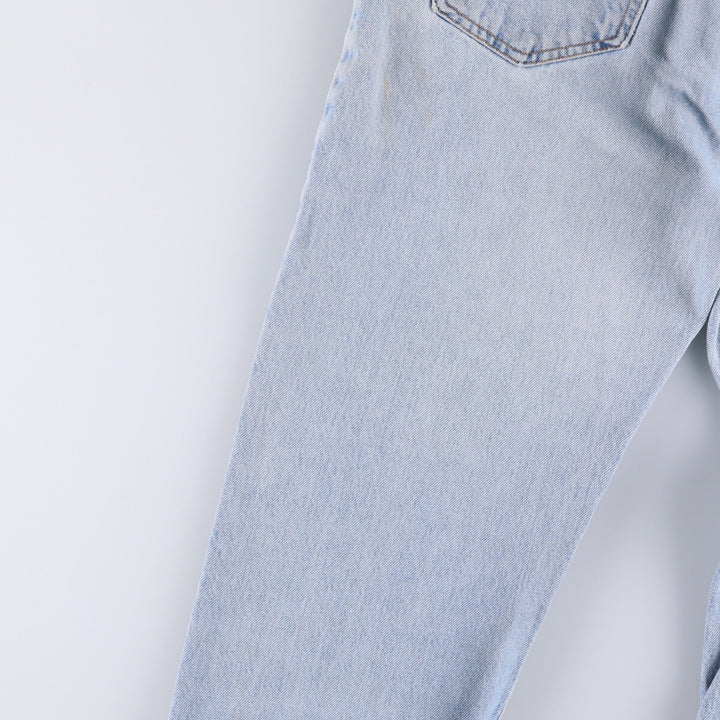 90'S Levi's 505 REGULAR FIT STRAIGHT LEG tapered denim pants for men, size W34, vintage cotton blue type Vintage Second Hand
