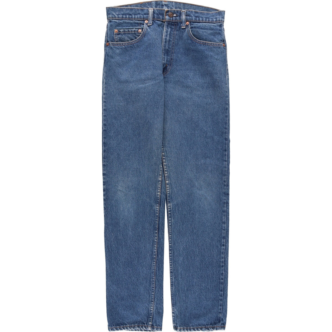 80'S Levi's 505-0217 Tapered Denim Pants Made in USA Men's W31 Vintage cotton blue type Vintage Second Hand