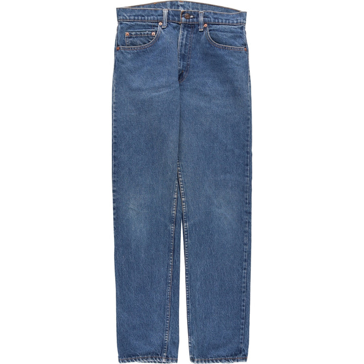 80'S Levi's 505-0217 Tapered Denim Pants Made in USA Men's W31 Vintage cotton blue type Vintage Second Hand