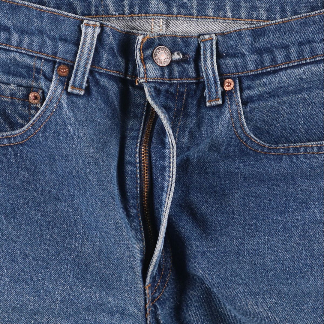 80'S Levi's 505-0217 Tapered Denim Pants Made in USA Men's W31 Vintage cotton blue type Vintage Second Hand