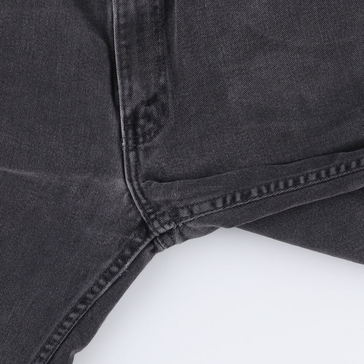 90'S Levi's 550 Relaxed Fit Tapered Leg Black Denim Pants, Made in Canada, Men's Size 34 cotton black type Vintage Second Hand