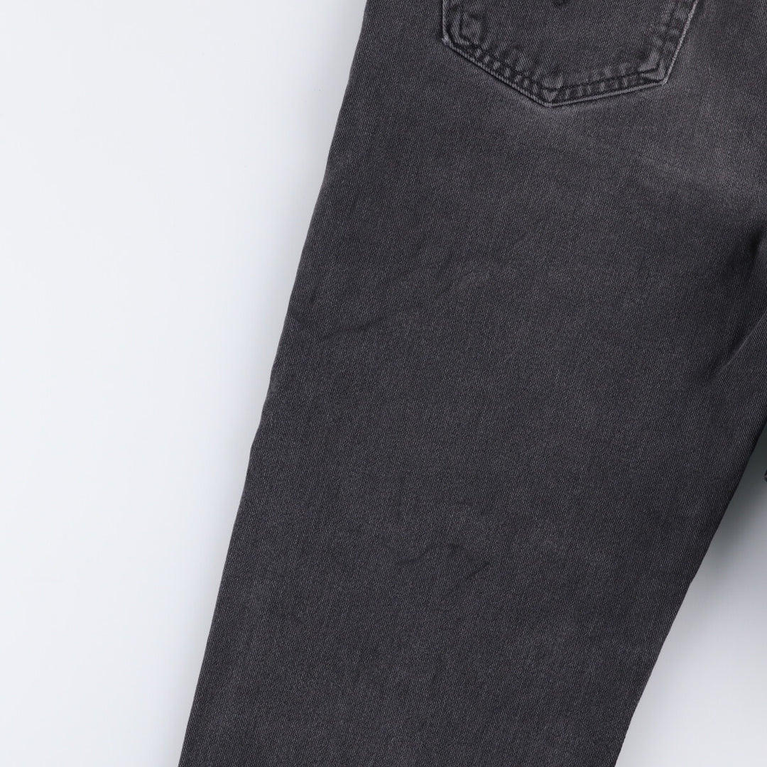 90'S Levi's 550 Relaxed Fit Tapered Leg Black Denim Pants, Made in Canada, Men's Size 34 cotton black type Vintage Second Hand