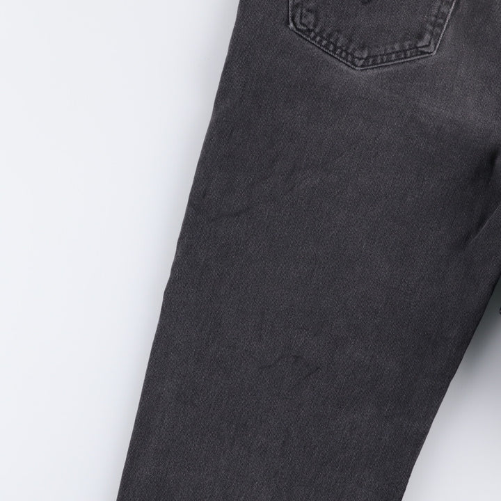 90'S Levi's 550 Relaxed Fit Tapered Leg Black Denim Pants, Made in Canada, Men's Size 34 cotton black type Vintage Second Hand