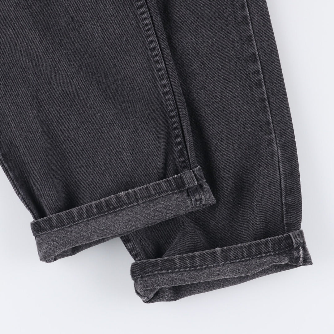90'S Levi's 550 Relaxed Fit Tapered Leg Black Denim Pants, Made in Canada, Men's Size 34 cotton black type Vintage Second Hand