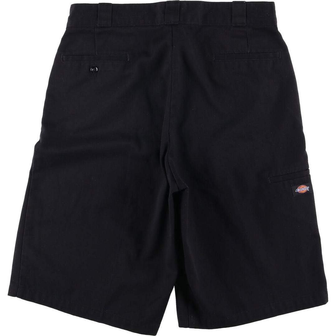 Dickies Work Shorts, Half Pants, Men's, W34 equivalent polyester black type Vintage Second Hand