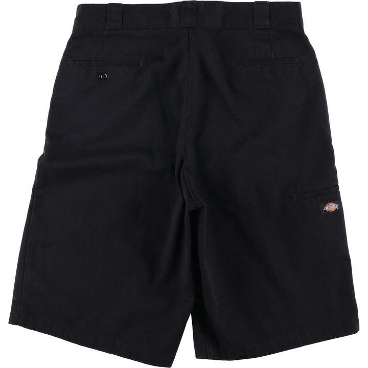 Dickies Work Shorts, Half Pants, Men's, W34 equivalent polyester black type Vintage Second Hand