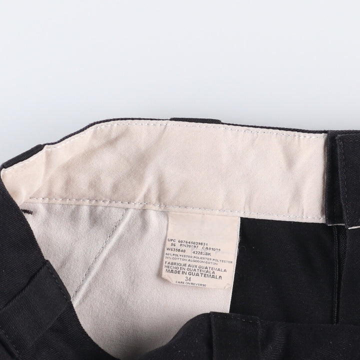 Dickies Work Shorts, Half Pants, Men's, W34 equivalent polyester black type Vintage Second Hand