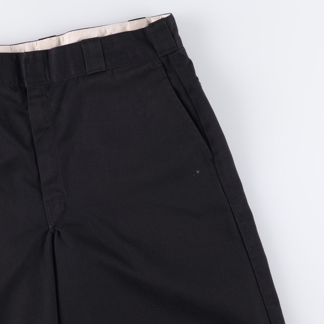 Dickies Work Shorts, Half Pants, Men's, W34 equivalent polyester black type Vintage Second Hand