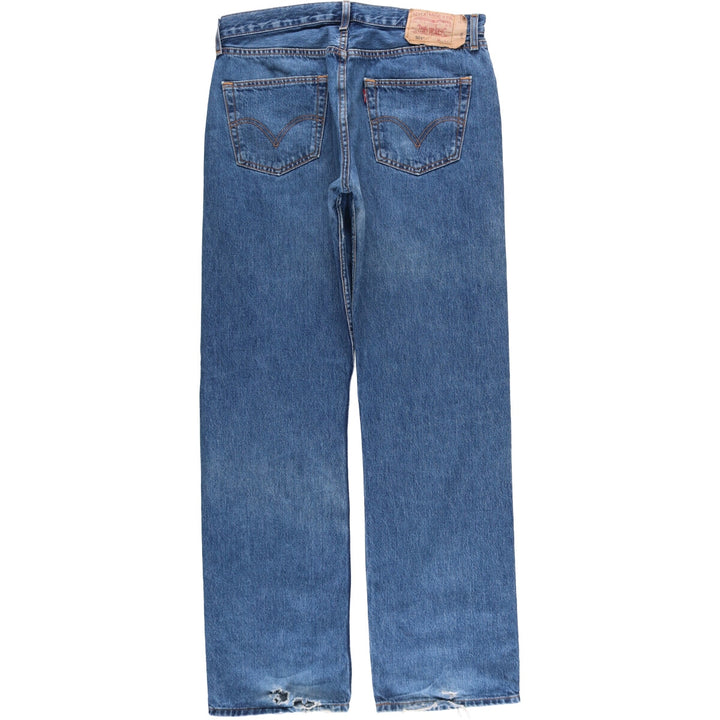 Levi's 501 Euro Model Straight Denim Pants Men's W36 cotton blue type Vintage Second Hand