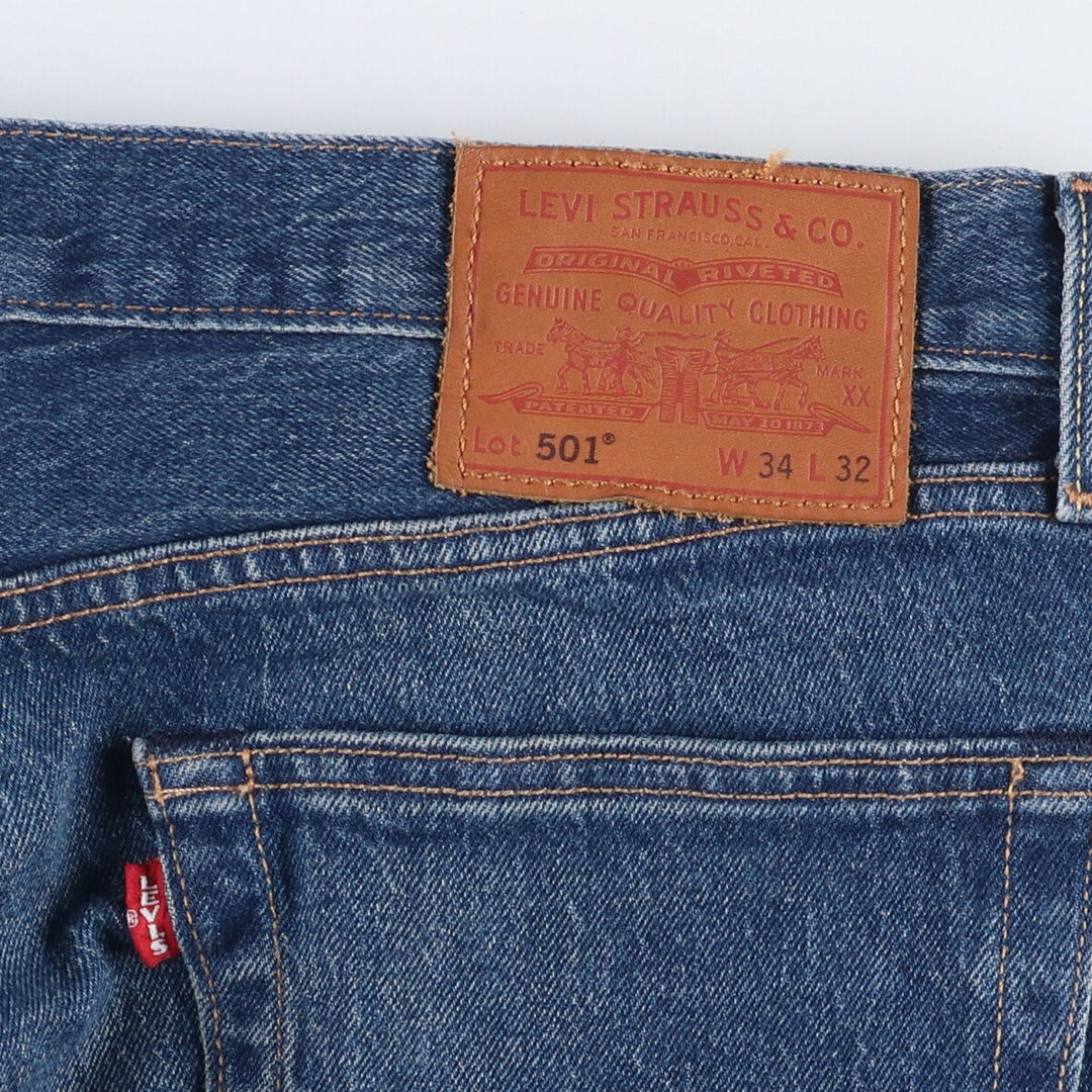 Levi's Levi's Premium Straight Denim Pants, Men's, Size 36 cotton blue type Vintage Second Hand