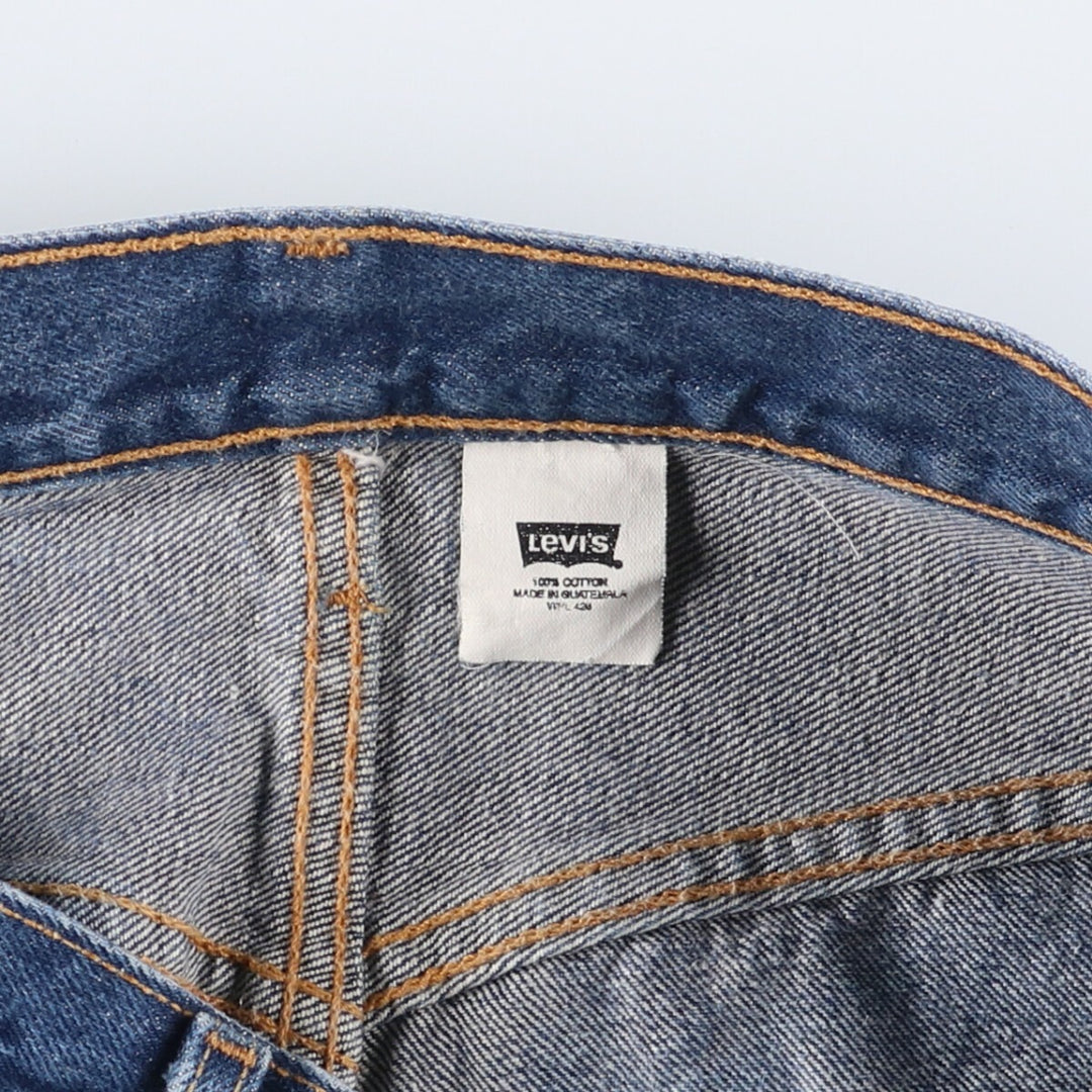 Levi's 501 straight denim pants for men, size W32 cotton blue type Vintage Second Hand
