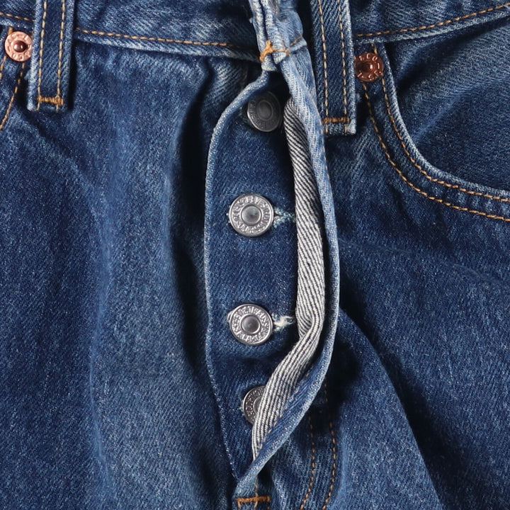 Levi's 501 straight denim pants for men, size W32 cotton blue type Vintage Second Hand
