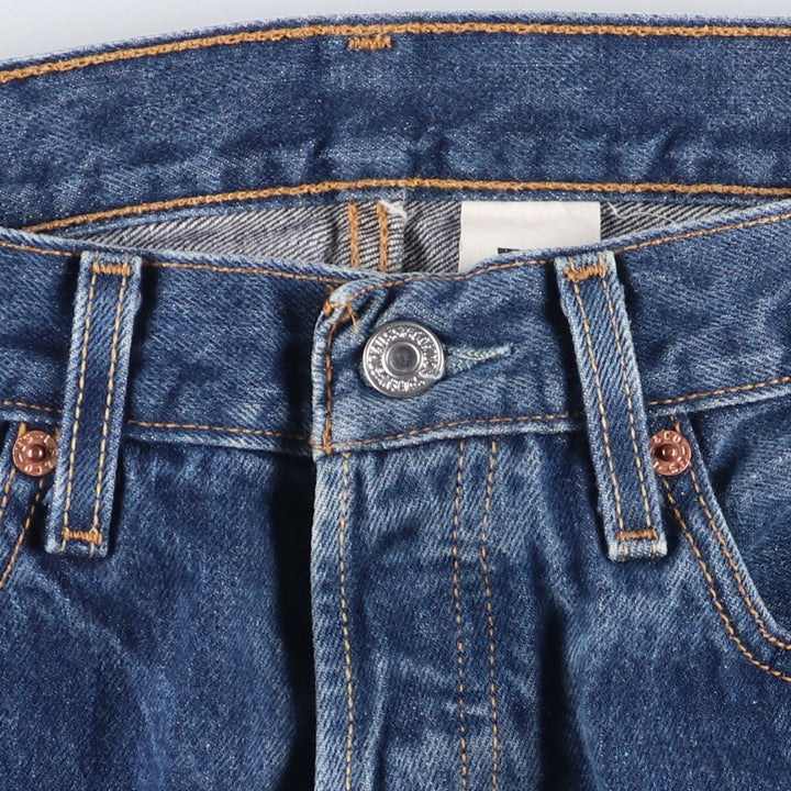 Levi's 501 straight denim pants for men, size W32 cotton blue type Vintage Second Hand