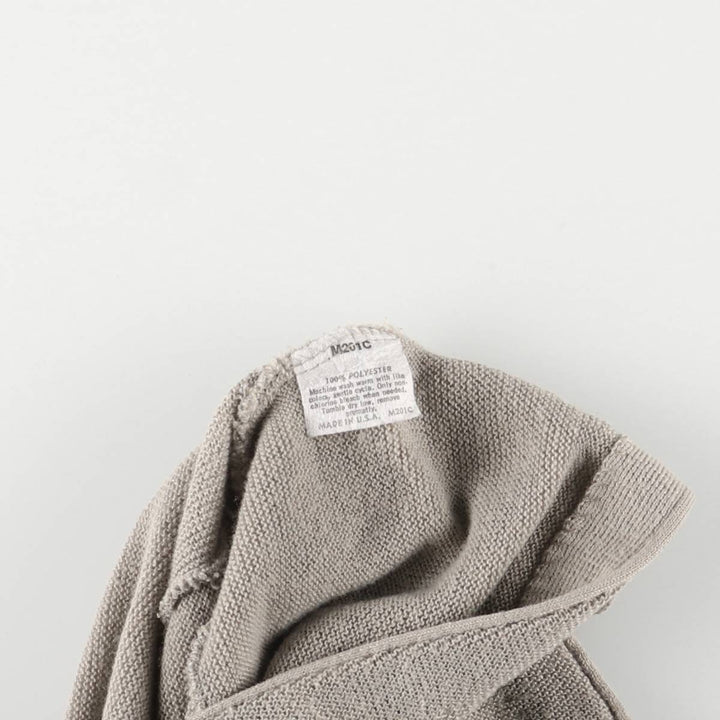 Vintage 90'S Jantzen knit cardigan, made in the USA, size L, men's unclear gray type Vintage Second Hand