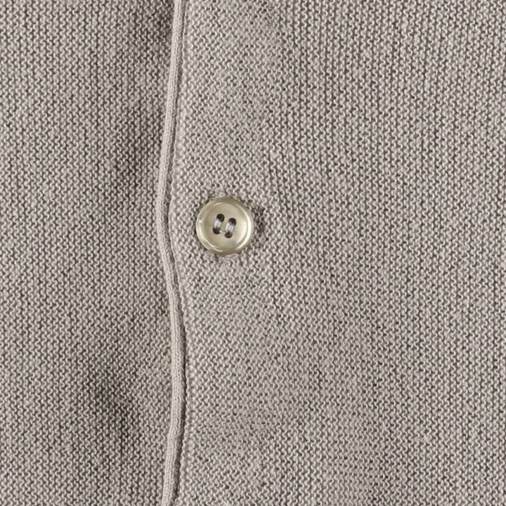 Vintage 90'S Jantzen knit cardigan, made in the USA, size L, men's unclear gray type Vintage Second Hand