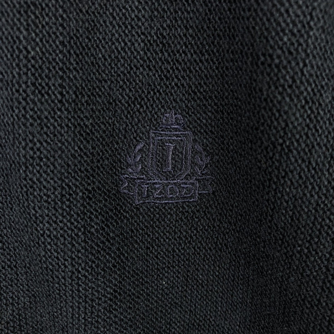 90'S IZOD acrylic knit cardigan, made in the USA, men's size XL, vintage acrylic navy blue type Vintage Second Hand