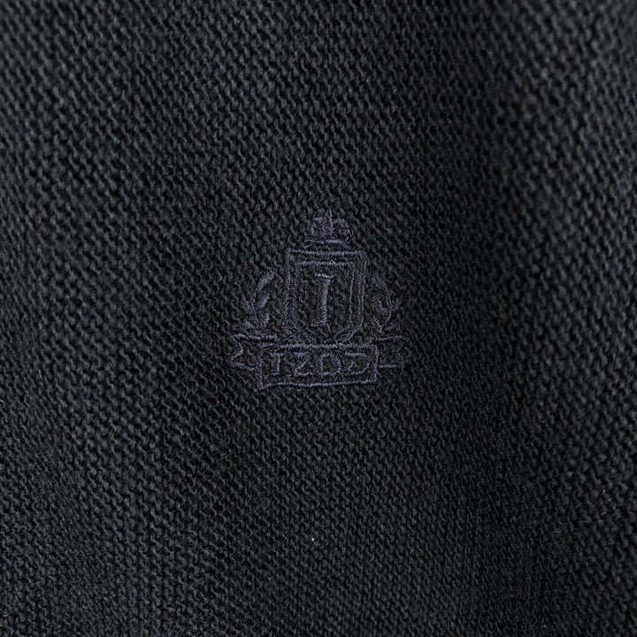 90'S IZOD acrylic knit cardigan, made in the USA, men's size XL, vintage acrylic navy blue type Vintage Second Hand