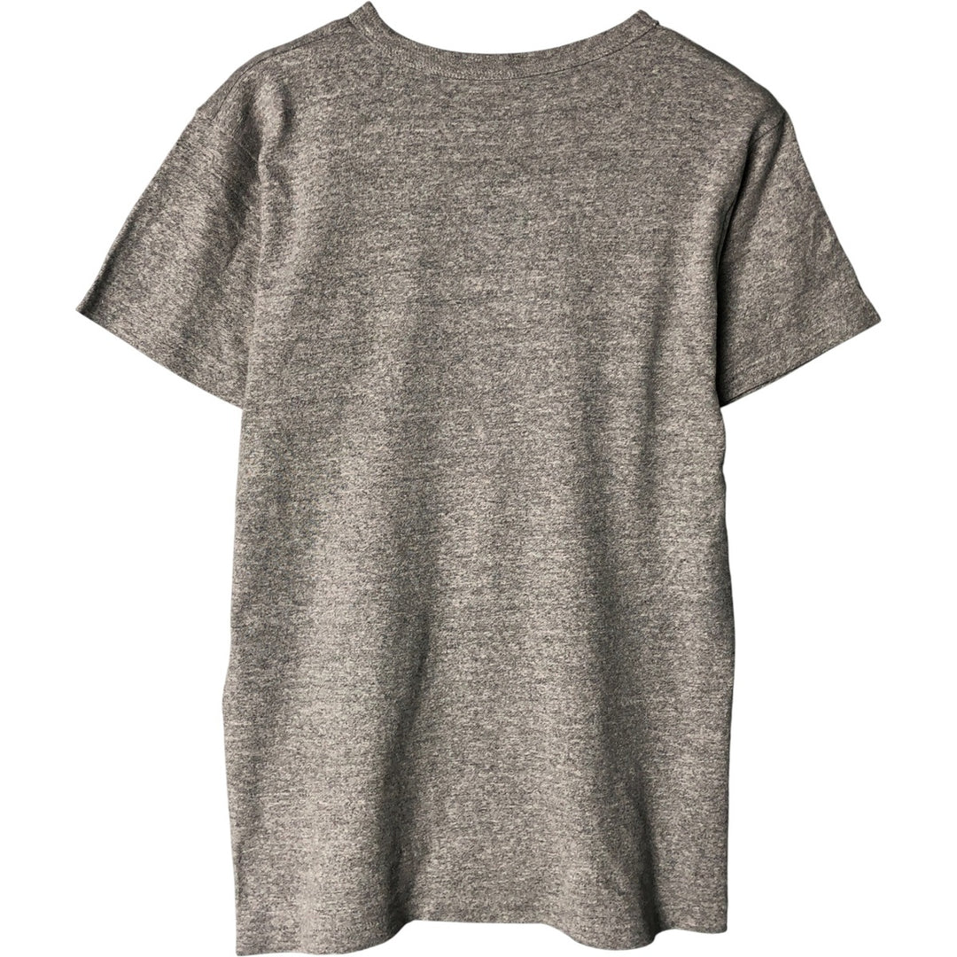 Champion Trico Tag Print T-Shirt, Made in USA, Men's Size Medium, Vintage cotton gray type Vintage Second Hand