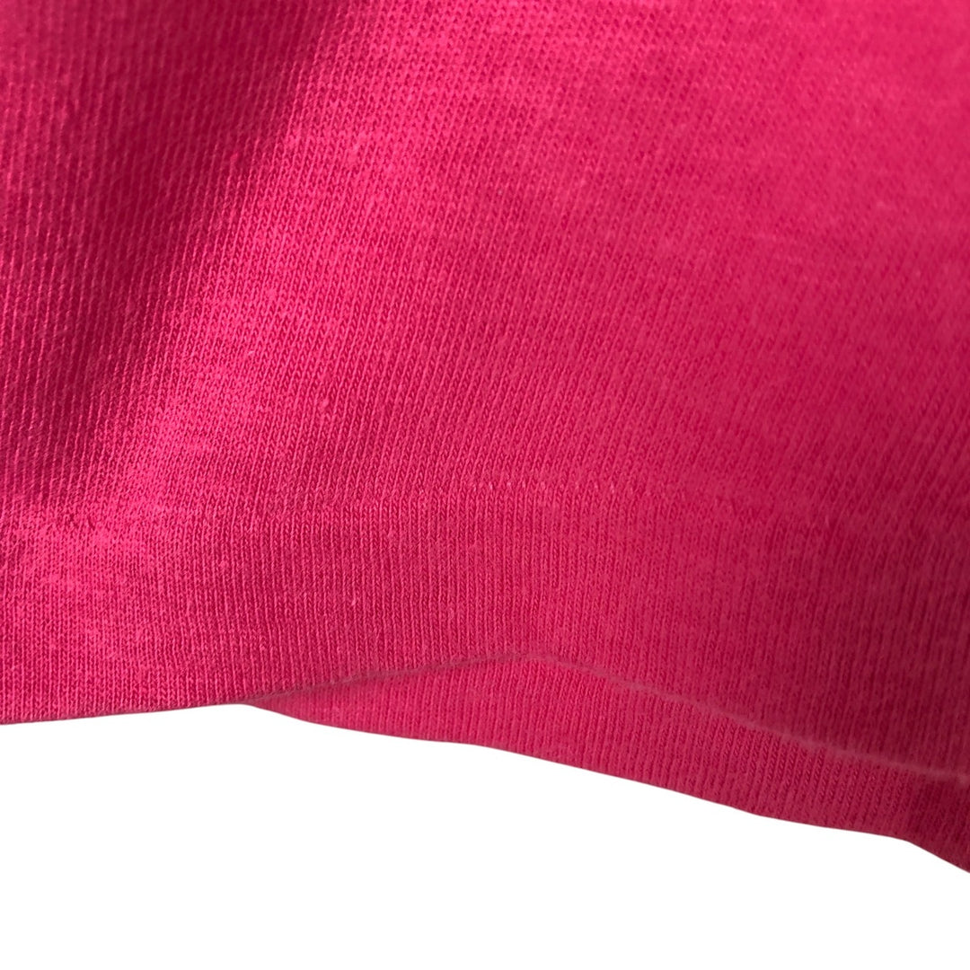 Ron Jon SURF T'S Back Print Surf Skate T-Shirt Made in USA Men's Size Medium cotton pink type Vintage Second Hand