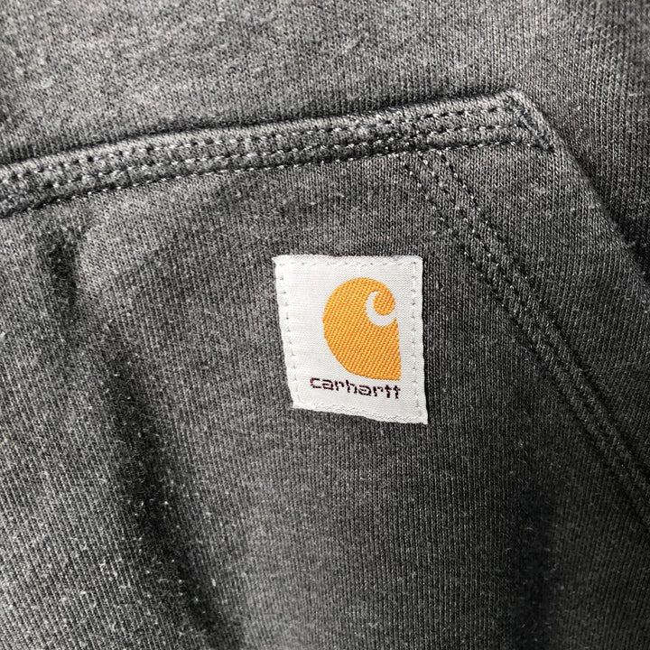 Carhartt Loose Fit Stars and Stripes Pullover Hoodie, Men's Size L cotton Charcoal Vintage Second Hand
