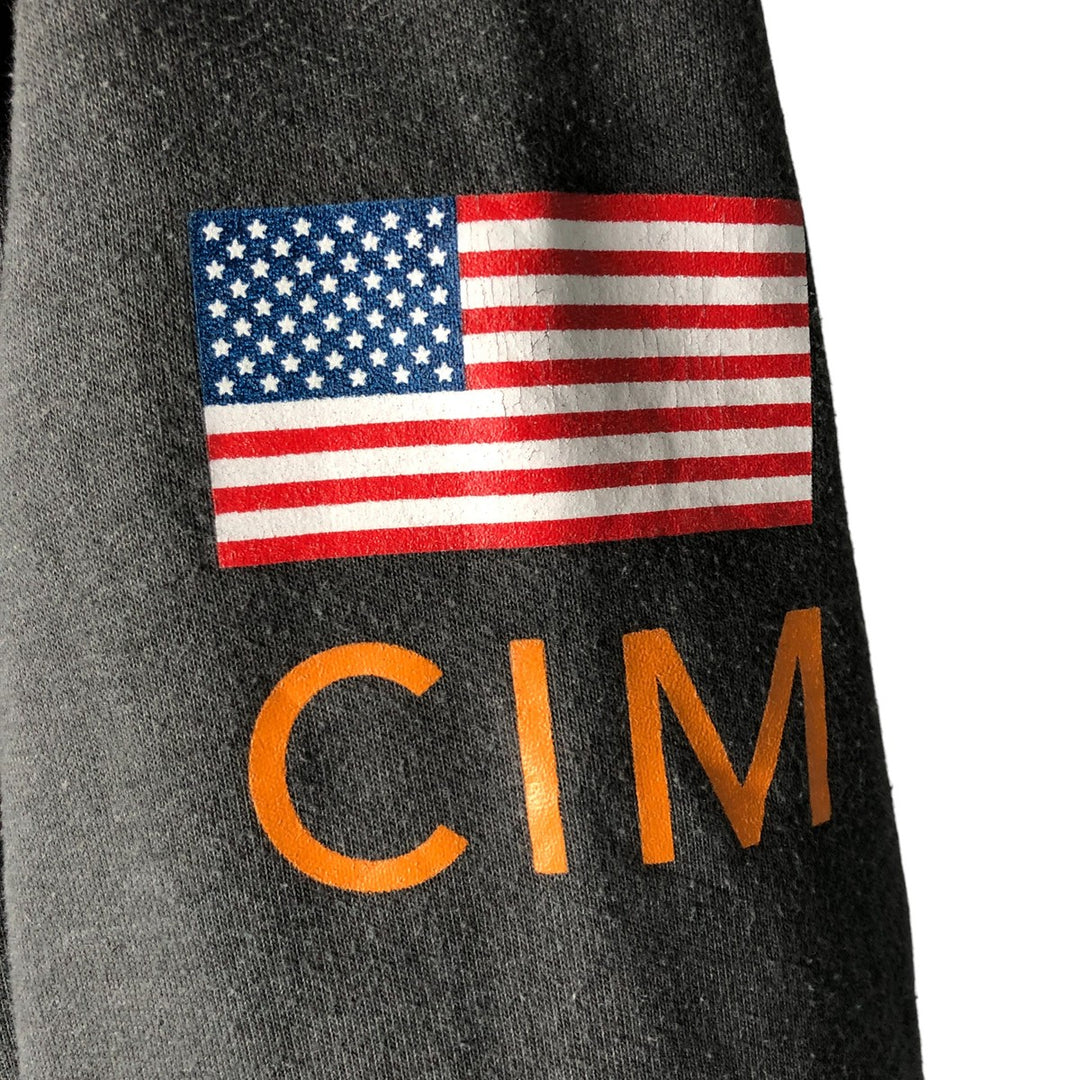 Carhartt Loose Fit Stars and Stripes Pullover Hoodie, Men's Size L cotton Charcoal Vintage Second Hand