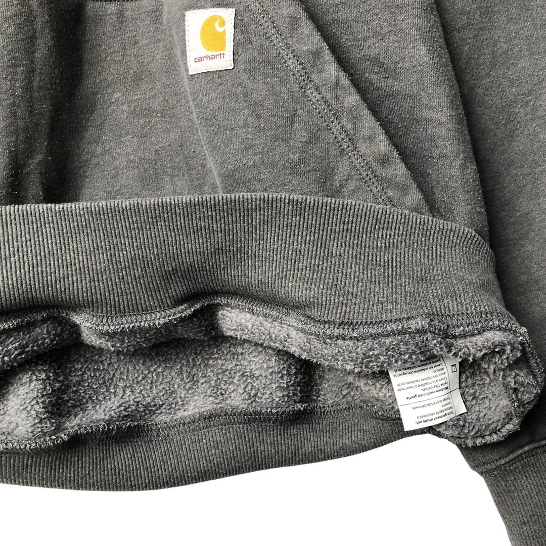 Carhartt Loose Fit Stars and Stripes Pullover Hoodie, Men's Size L cotton Charcoal Vintage Second Hand