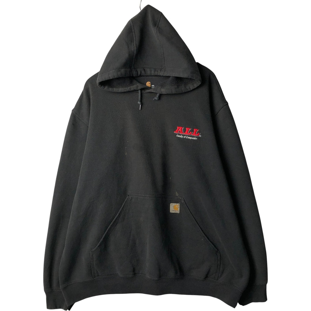 Carhartt Original Fit Sweatshirt Pullover Hoodie, Men's XXL cotton black type Vintage Second Hand