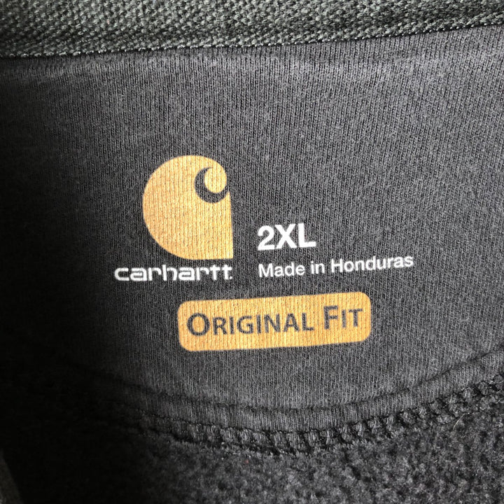 Carhartt Original Fit Sweatshirt Pullover Hoodie, Men's XXL cotton black type Vintage Second Hand