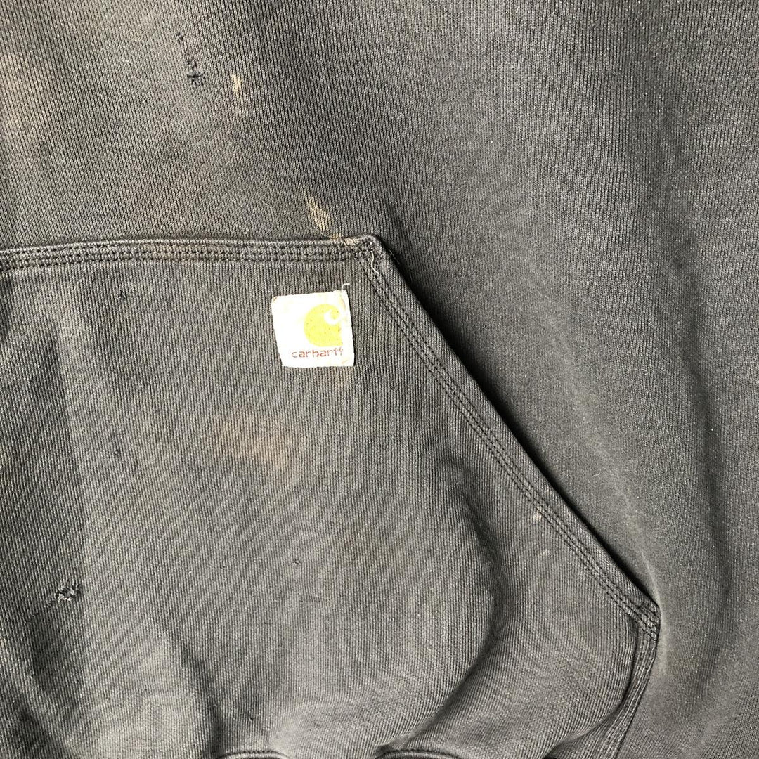 Carhartt Original Fit Sweatshirt Pullover Hoodie, Men's XXL cotton black type Vintage Second Hand