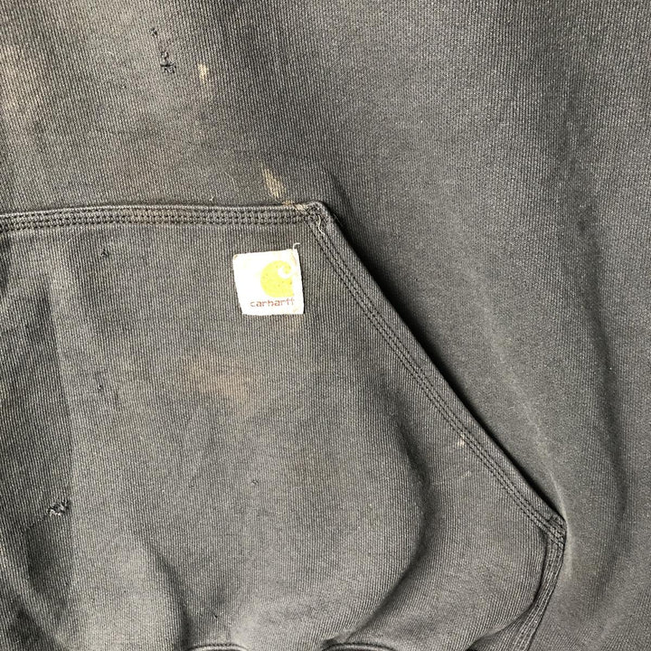 Carhartt Original Fit Sweatshirt Pullover Hoodie, Men's XXL cotton black type Vintage Second Hand