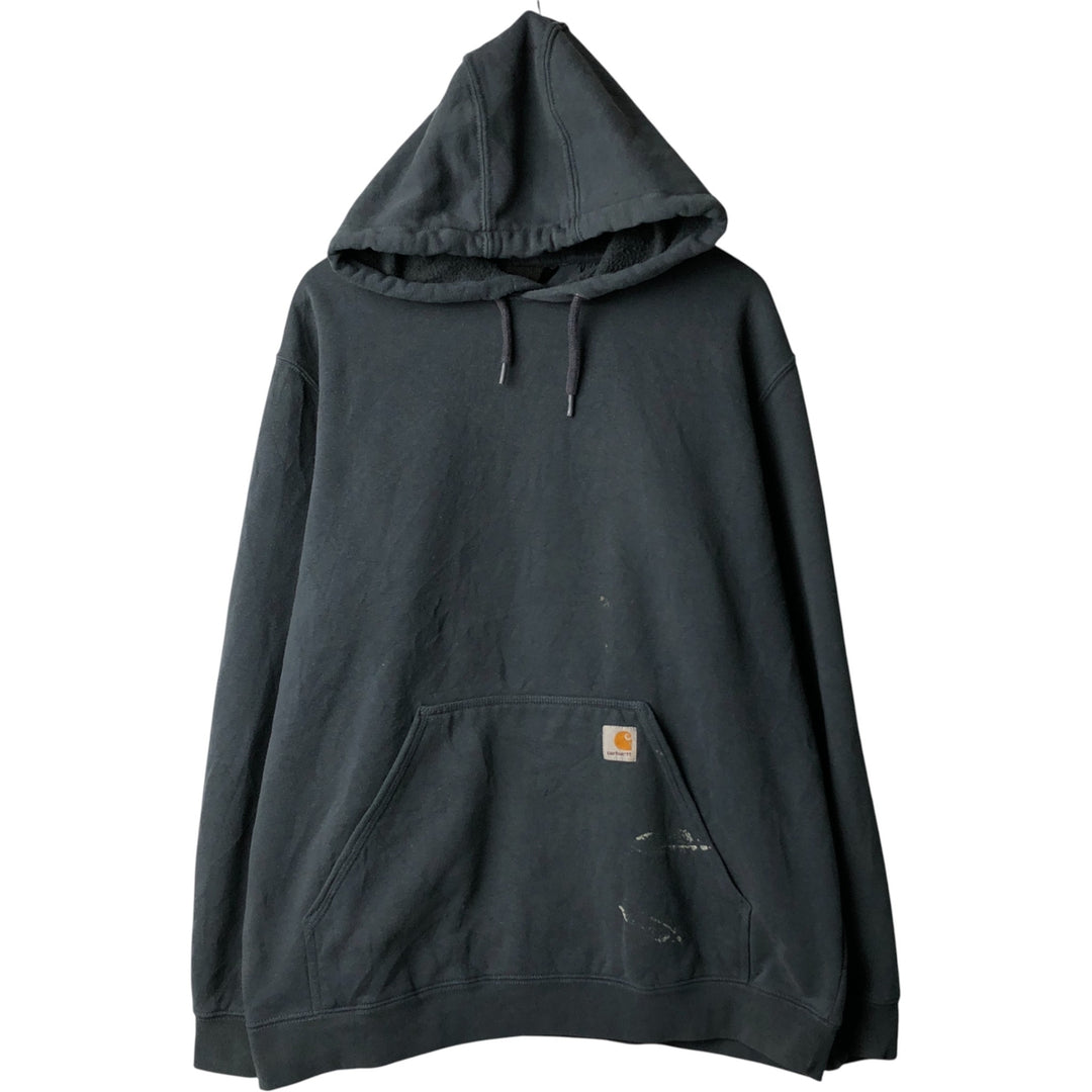 Carhartt Loose Fit Sweat Pullover Hoodie, Men's XL cotton Purple type blue-purple Vintage Second Hand