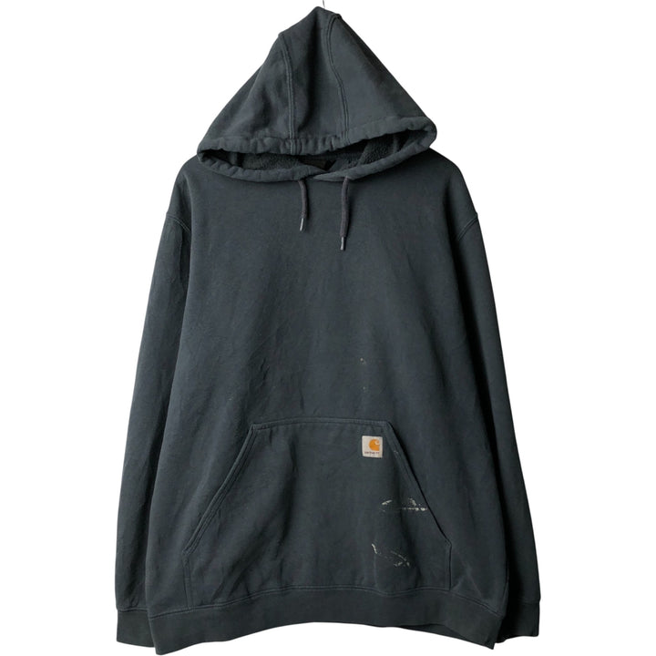 Carhartt Loose Fit Sweat Pullover Hoodie, Men's XL cotton Purple type blue-purple Vintage Second Hand