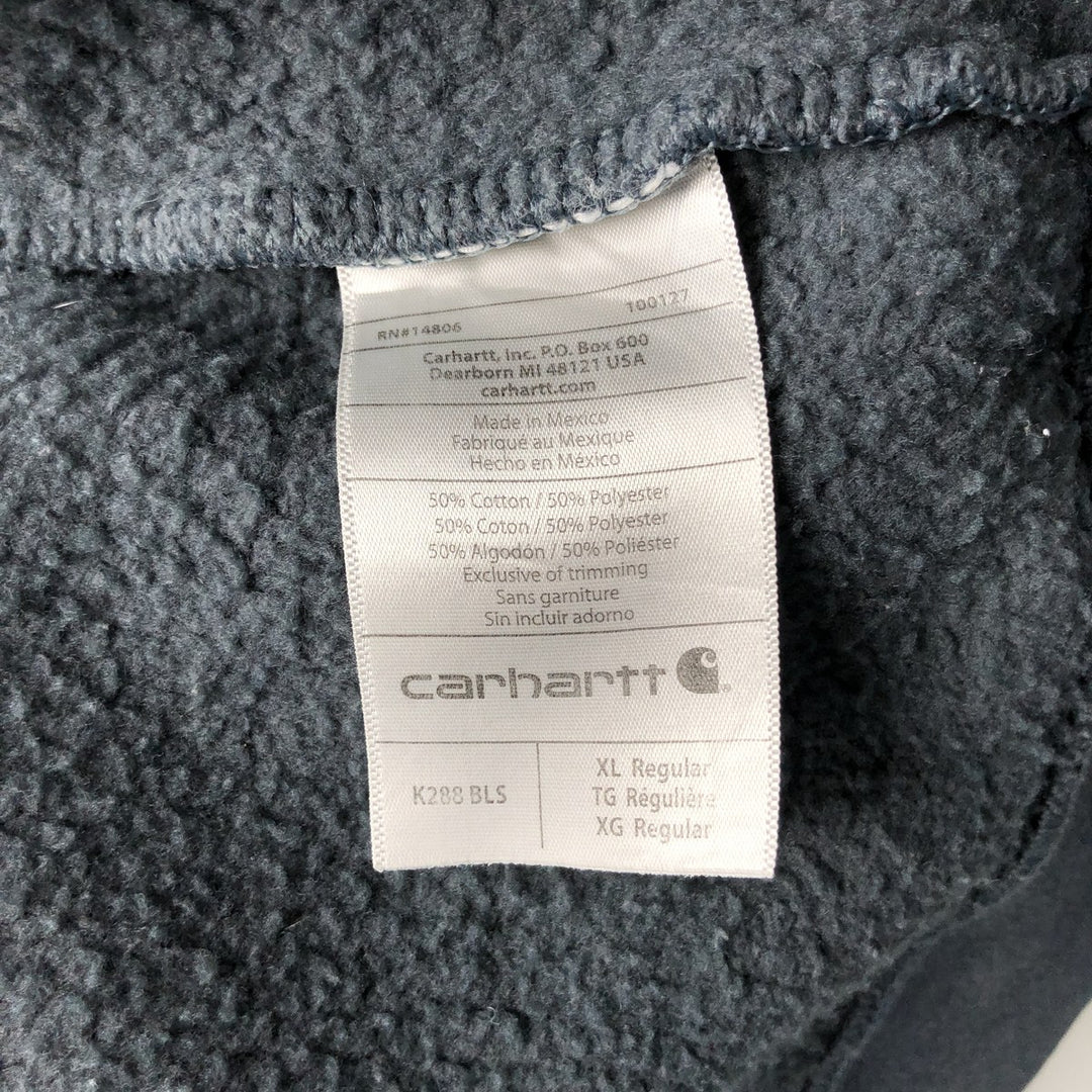 Carhartt Loose Fit Sweat Pullover Hoodie, Men's XL cotton Purple type blue-purple Vintage Second Hand
