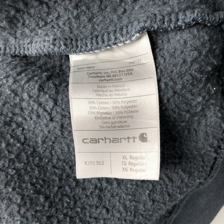 Carhartt Loose Fit Sweat Pullover Hoodie, Men's XL cotton Purple type blue-purple Vintage Second Hand