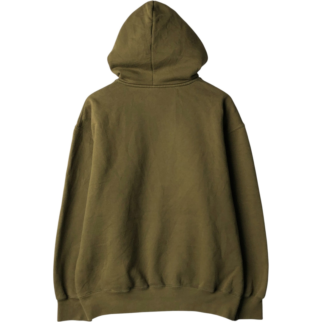 Dickies Sweat Pullover Hoodie Men's Size L cotton Khaki type sage green Vintage Second Hand