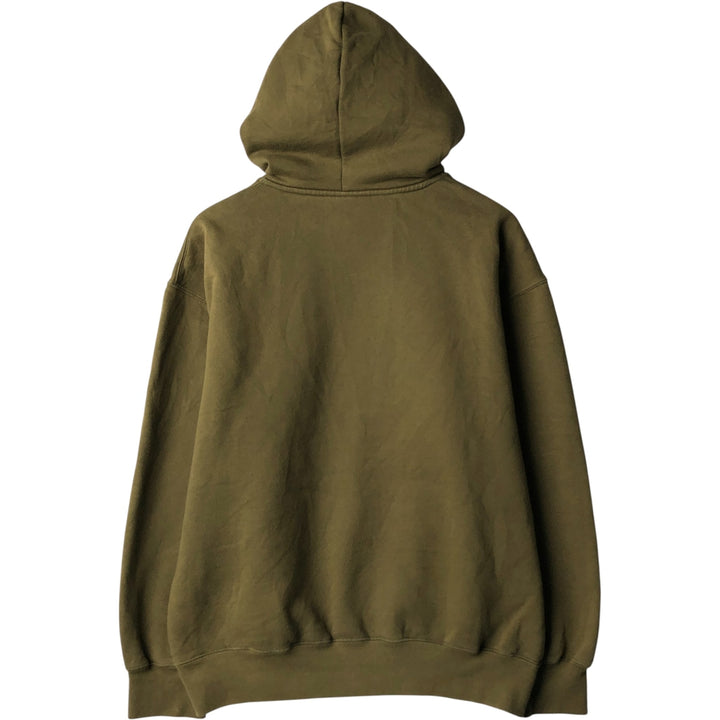 Dickies Sweat Pullover Hoodie Men's Size L cotton Khaki type sage green Vintage Second Hand