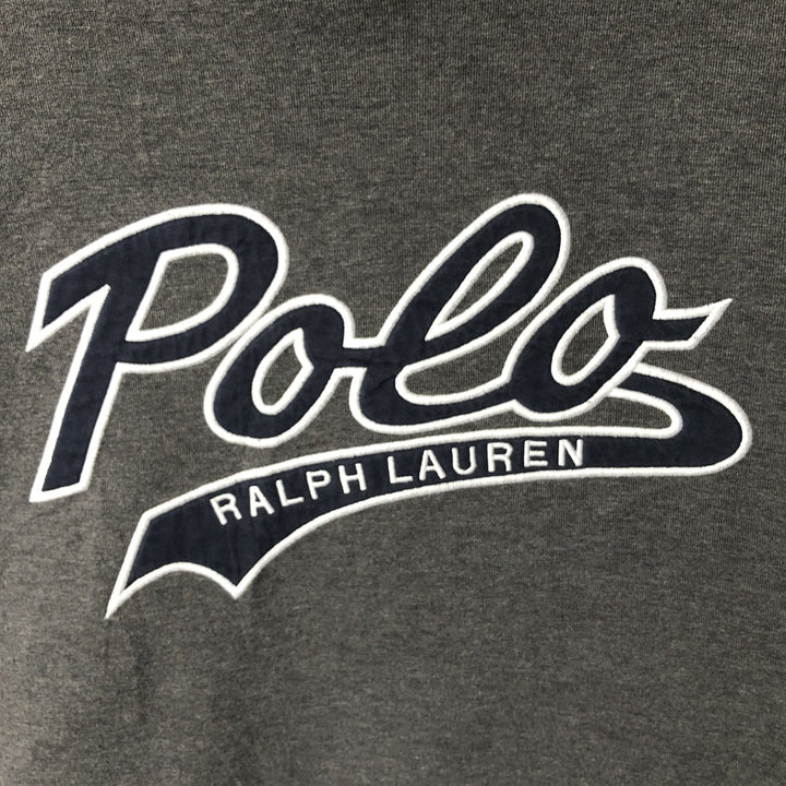Ralph Lauren POLO RALPH LAUREN PERFORMANCE Two-Tone Pullover Hoodie, Men's XXL polyester navy blue type Vintage Second Hand
