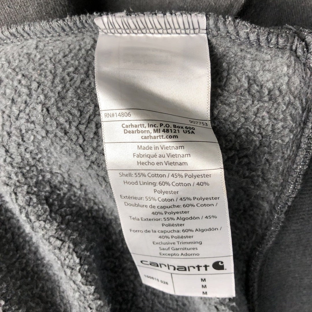 Carhartt Loose Fit Sweat Pullover Hoodie, Men's M Size cotton gray type Vintage Second Hand