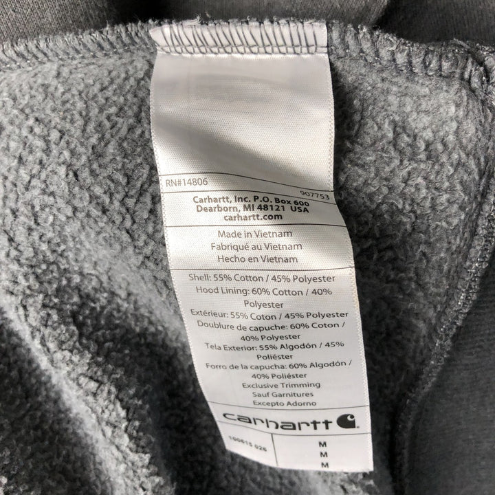 Carhartt Loose Fit Sweat Pullover Hoodie, Men's M Size cotton gray type Vintage Second Hand