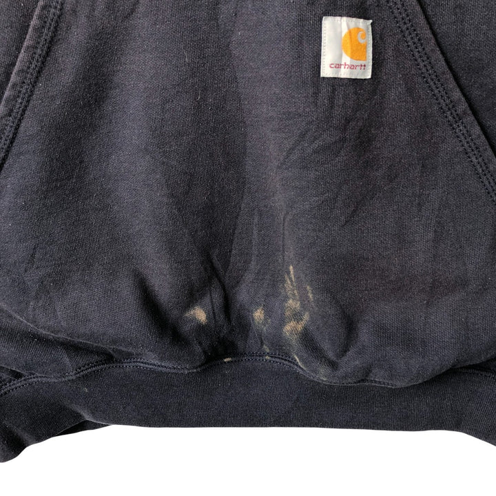 Carhartt Loose Fit Sweat Pullover Hoodie, Men's M Size cotton navy blue type Vintage Second Hand