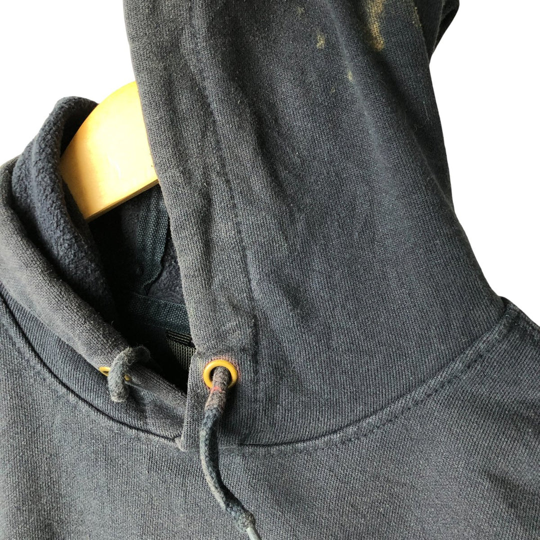 Carhartt Loose Fit Sweat Pullover Hoodie, Men's M Size cotton navy blue type Vintage Second Hand