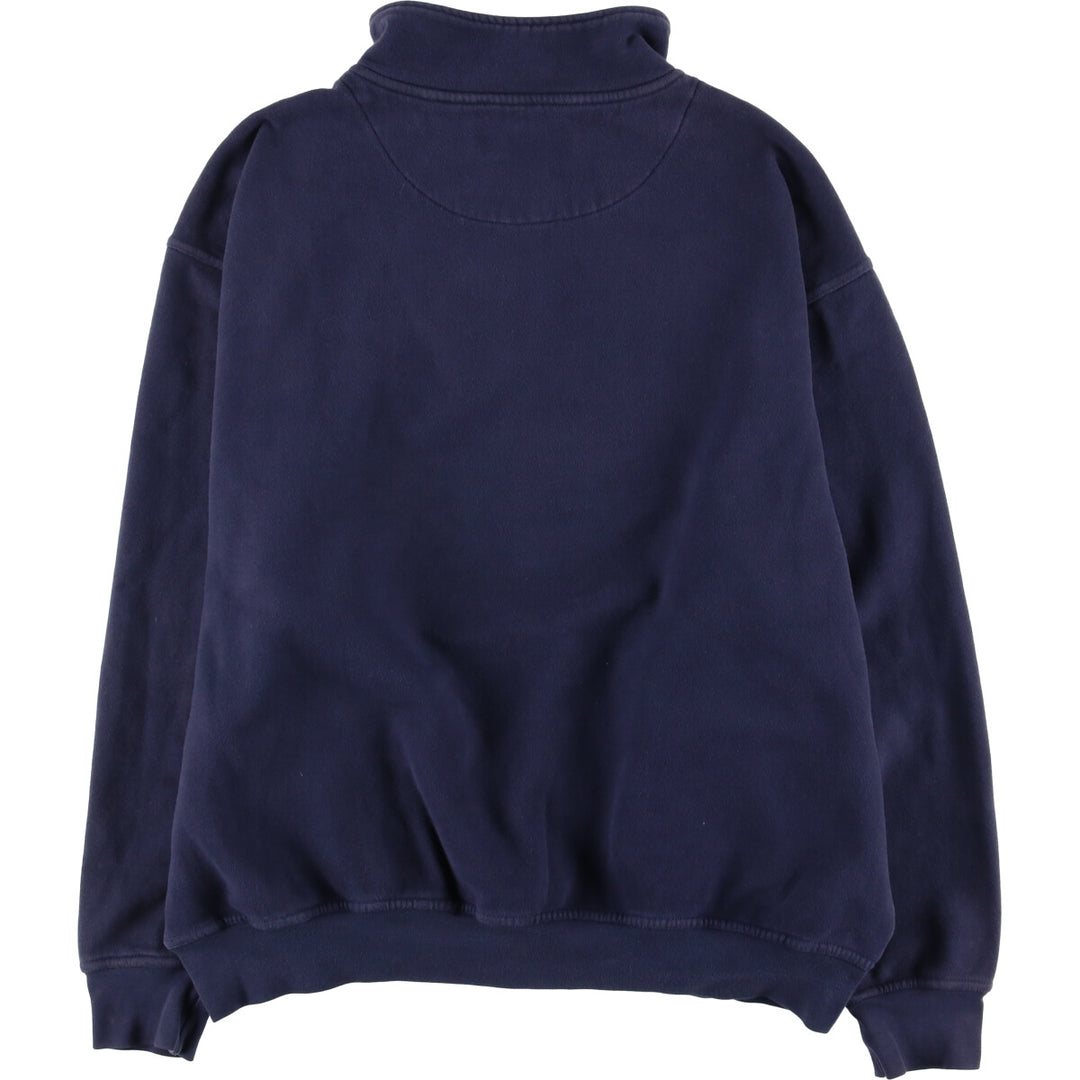 2000'S Nike Golf Half-Zip Sweatshirt, Men's Size XL cotton navy blue type Vintage Second Hand