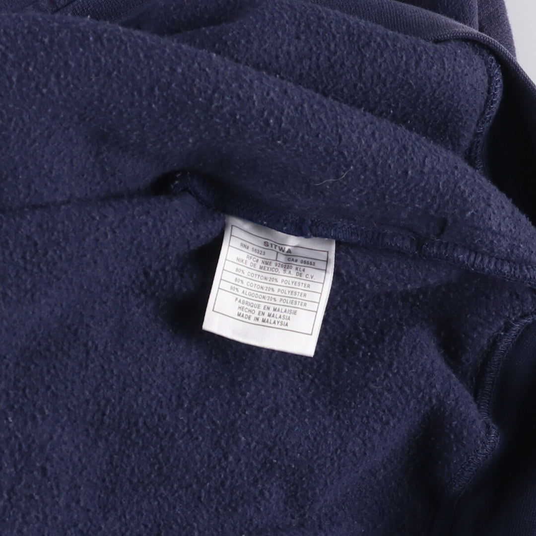 2000'S Nike Golf Half-Zip Sweatshirt, Men's Size XL cotton navy blue type Vintage Second Hand