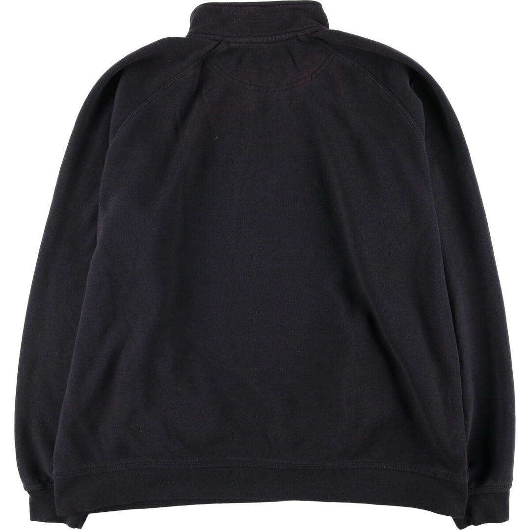 Carhartt Relaxed Fit Half-Zip Sweatshirt, Men's XL cotton black type Vintage Second Hand