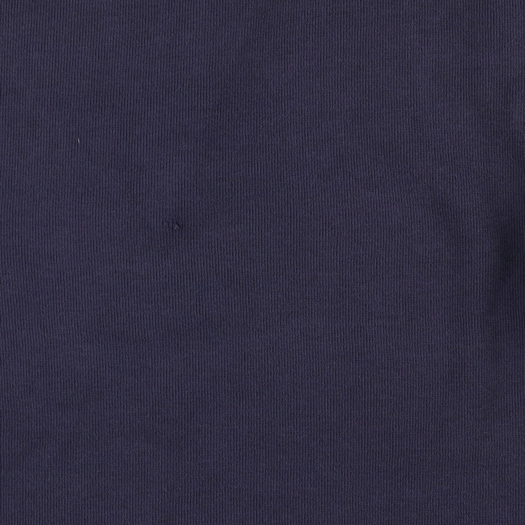 Lacoste Half-Zip Sweatshirt, Men's Size L cotton navy blue type Vintage Second Hand