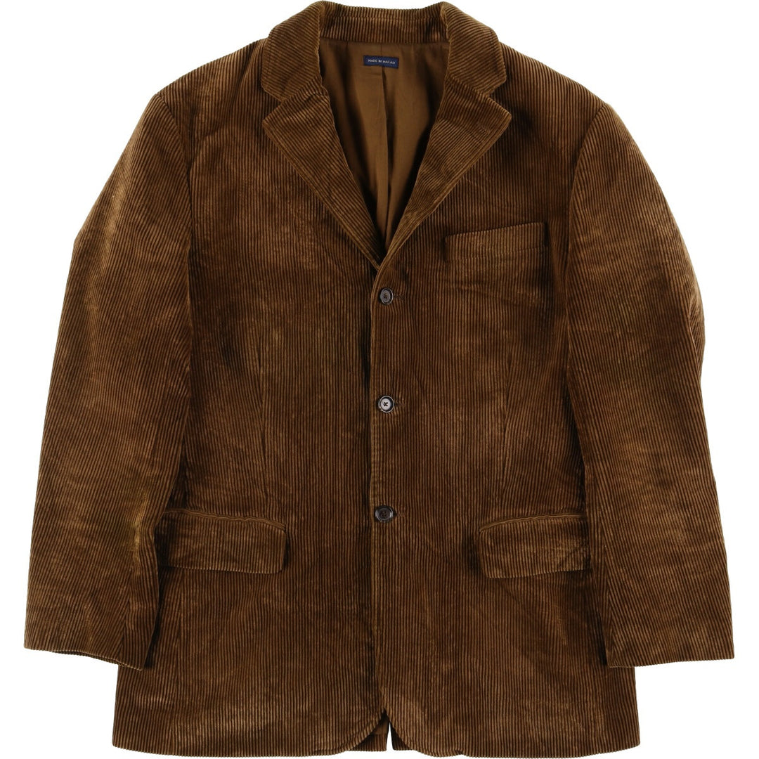 Ralph Lauren POLO by Ralph Lauren Corduroy Tailored Jacket, Men's Size Medium cotton brown type Vintage Second Hand