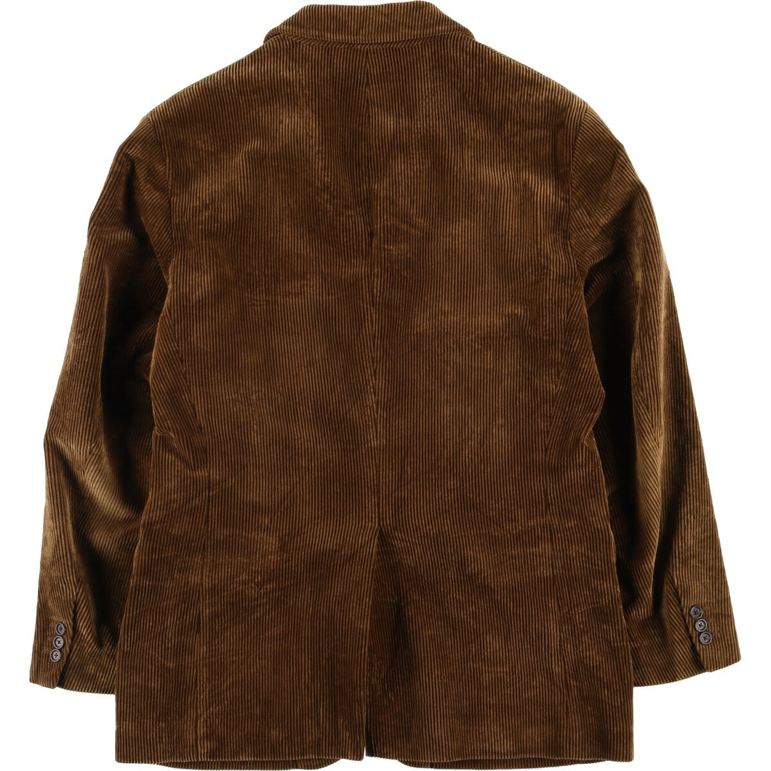 Ralph Lauren POLO by Ralph Lauren Corduroy Tailored Jacket, Men's Size Medium cotton brown type Vintage Second Hand