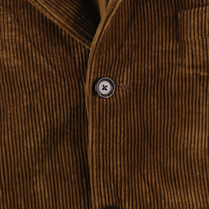 Ralph Lauren POLO by Ralph Lauren Corduroy Tailored Jacket, Men's Size Medium cotton brown type Vintage Second Hand